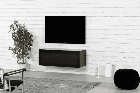 Настенная тумба под телевизор Sonorous ST 110i BLK BLK WL