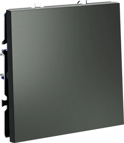 Проходной переключатель одноклавишный (титан) Voltum S70 VLS010306