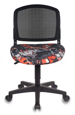 Кресло детское Бюрократ CH-296NX черный сиденье черный граффити крестовина пластик