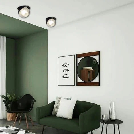 Встраиваемый спот светодиодный Reluce 84090-9.0-001QR COB8W BK (220V)