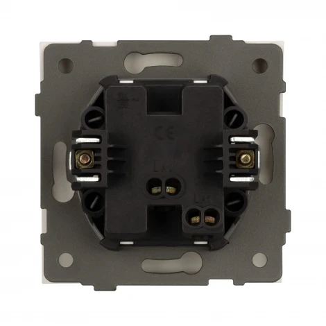 Механизм выключателя одноклавишный непроходной SWT-TENDO-MK01-PL-GD (230V, 10A) (Arlight) 054034