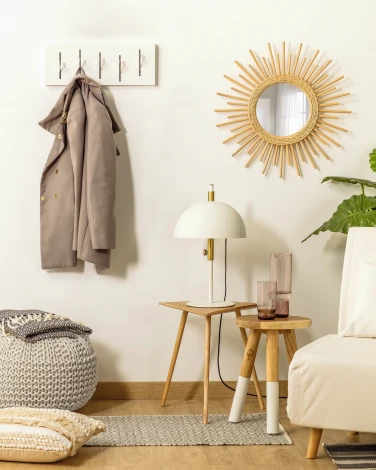 Вешалка Anais металлическая белого цвета La Forma (ex Julia Grup) 052608