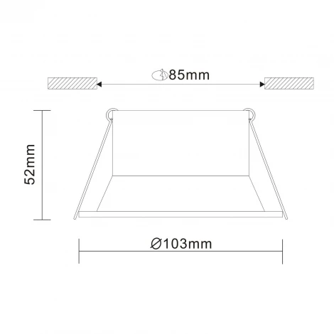 Встраиваемый точечный светильник ST Luce Grosi ST207.508.01