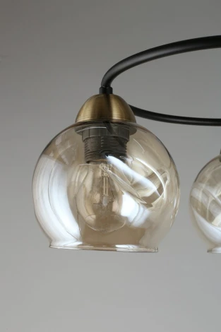 Потолочная люстра на штанге Omnilux Carini OML-95007-06 (220V, шарики)