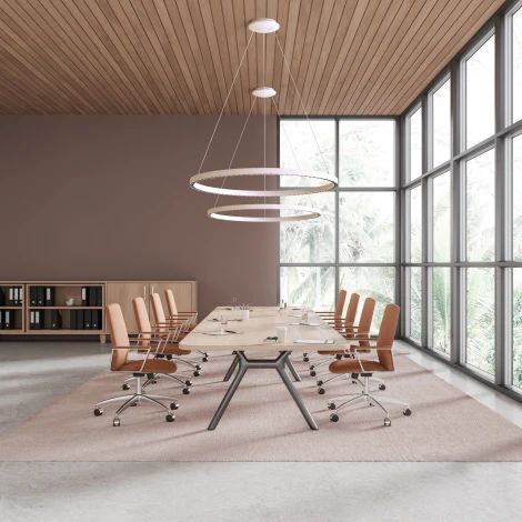 Подвесной светильник Mantra Riumar 8676 (LED, 220V, на тросе, кольцо)