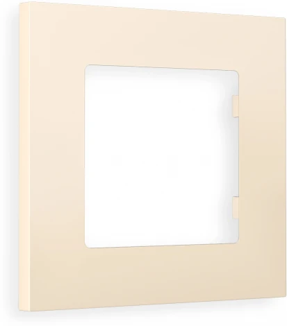 Рамка Ambrella Volt ALFA Qubi (Бежевый матовый) 1-ая AF250331