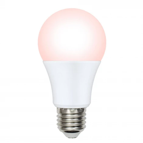 Лампочка светодиодная шар белая E27 9W Uniel LED-A60-9W/SCEP/E27/FR/DIM IP65 PLO65WH