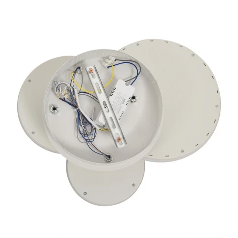 Умная люстра потолочная Alis Smart 8380/60CL белый,металл/акрил с ПДУ и голосовым управлением LED 60W 3000-6500К 220V