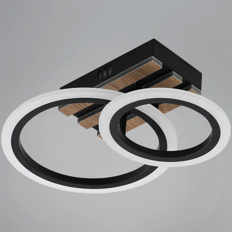 Потолочная люстра светодиодная на штанге с регулировкой цветовой температуры Reluce 00330-0.3-1+1