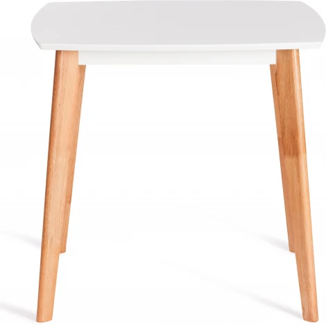 Стол обеденный Claire квадратный Tetchair (МДФ/Белый,Натуральное дерево) арт.21286