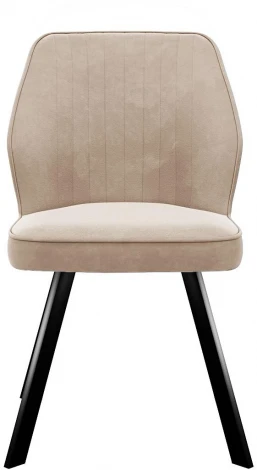 Стул DikLine 232 поворотный B03 BEIGE, ножки черные