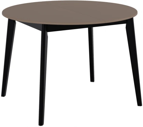 Стол Marcel круглый раскладной 110-140x110x76см, Кофе, чёрный Bradex Home RF 0019