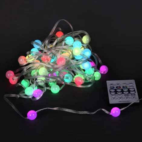 Гирлянда светодиодная светодиодная 10 м с питанием от USB и пультом Sneha A-966 RGB