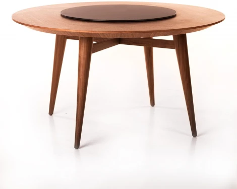 Стол круглый обеденный Wilson (136) орех, вращающийся центр Top Concept 2001000001323