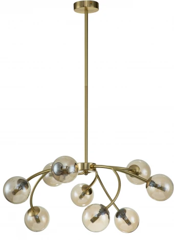 Люстра потолочная на штанге Intero V000227 (11024/9R Gold)