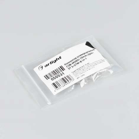Коннектор универсальный COB-MONO-10mm-2pin-STS-STW-8-in-1 (Arlight, IP20 Пластик) 050531