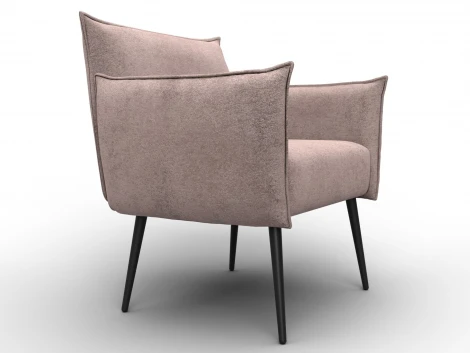 Кресло Лига-083 (Фанера/Металл/Велюр/Бежевый) Лига Диванов 132318