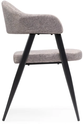 Стул Woodville на металлокаркасе Twin gray / black 15412
