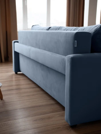 РИМИНИ Диван прямой синий D1 furniture арт.AAA4046011