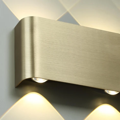 Настенный светильник светильник Odeon Light Magnum 7107/2WL бронза/металл IP20 LED 2W 3000K 220V