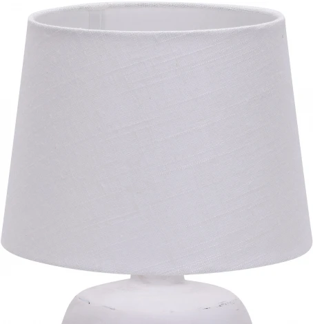 Настольная лампа Escada Eyrena 10173/L White 1x40Вт E14, керамика/ткань, белый (220V)