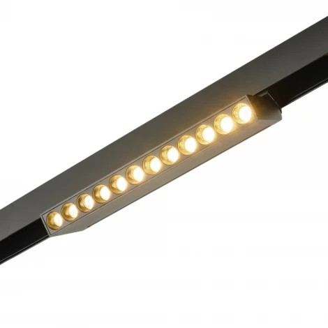 Трековый светодиодный светильник 48V магнитный MyFar ФлоуПоинт MT0213-12W3K-B