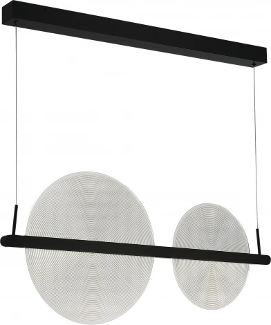 Подвесной светильник ST Luce Splendid SL6233.403.24 Черный/Прозрачный LED 1*24W 4000K