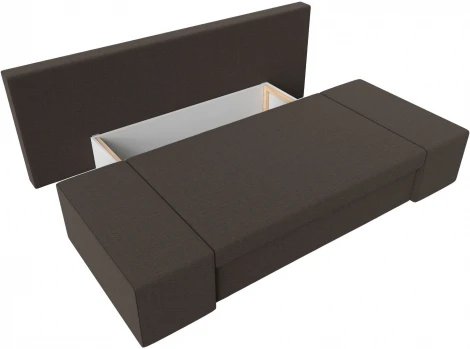 Диван прямой Сан Марко (Коричневый/Рогожка) Лига Диванов арт.121577