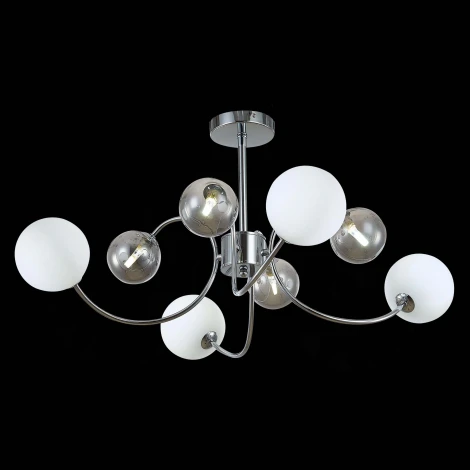 Люстра потолочная на штанге светодиодная Formae SLE220912-08 (шар)