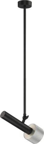 Подвесной светильник iLedex Delta 2361-1 BK+SL (220V)
