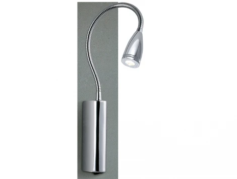 Бра на гибкой ножке для чтения Newport 14800 14801/A LED сhrome (220V, выключатель)