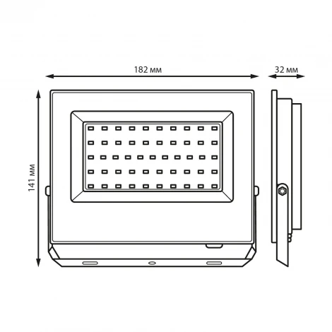Прожектор уличный светодиодный Gauss GFD004