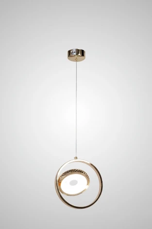 Подвесной светильник светодиодный AM Group AM450 GOLD (220V, на проводе, круглые)