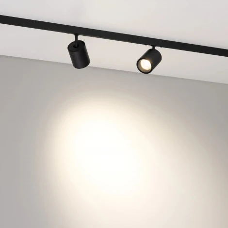 Трековый светильник MAG-MICROCOSM-SPOT-ZOOM-R38-5W Day4000 (BK, 10-55 deg, 24V) (Arlight, IP20 Металл) 050975