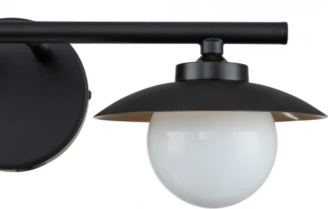 Бра настенное Corazza V000284 (10015/2W Black) (220V, шар)