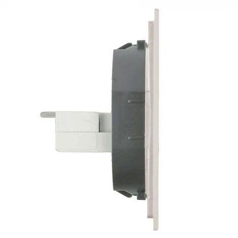 Розетка компьютерная 2-местная RJ-45 (механизм) RST00-3111-08 пудровый жемчуг Stekker Мия 50481