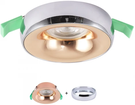 Светильник встраиваемый Crystal Lux CLT 004 004C1 GO (220V, круглые)