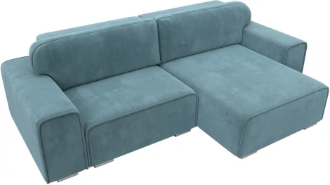 Диван угловой Лига-029 правый угол (Бирюзовый/Велюр) Лига Диванов арт.121925