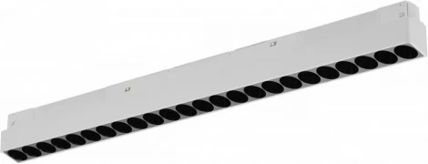 Трековый магнитный светильник 48V iLedex Vision48/22 SMART 4822-002-L460-24W-38DG-WH (регулировка яркости, управление смартфоном, умный дом - Алиса)