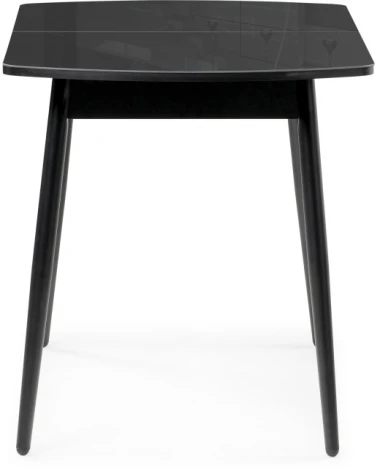 Стеклянный стол Woodville Бейкер черный 551082