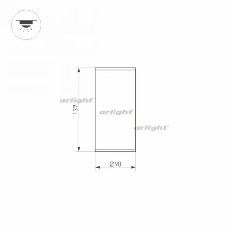 Накладной точечный светильник Arlight LGD-FORMA-SURFACE 029971 (LED, 220V, круглые, IP54)