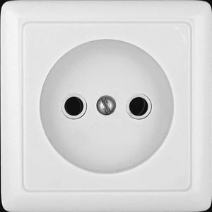 Розетка накладная без заземления (белый) Systeme Electric HIT RA10-131I-B