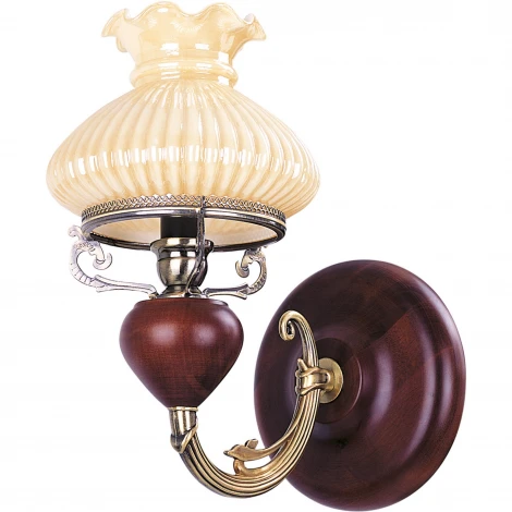 Бра N-Light 835 835-01-01 красное дерево+бронза