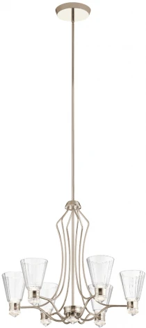 Потолочная люстра на штанге Kichler Kayva QN-KAYVA13-PN (LED, 220V, IP44)