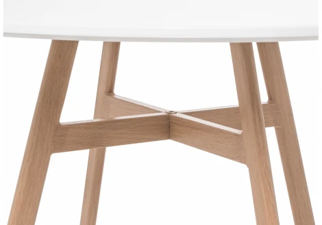 Стол Woodville Skandi 90 белый 11710