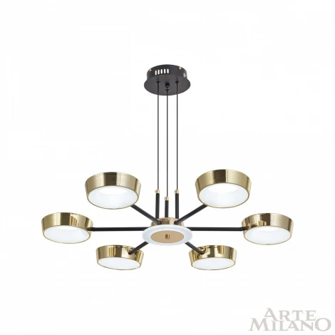 Подвесной светильник Arte Milano 271079/6 BK/GD (LED, 220V, на проводе)