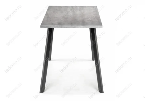 Стол Notta Тринити Лофт 120 25 мм бетон / черный матовый 489616