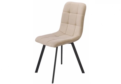 Обеденный стул на металлокаркасе Woodville Bruk beige 11929