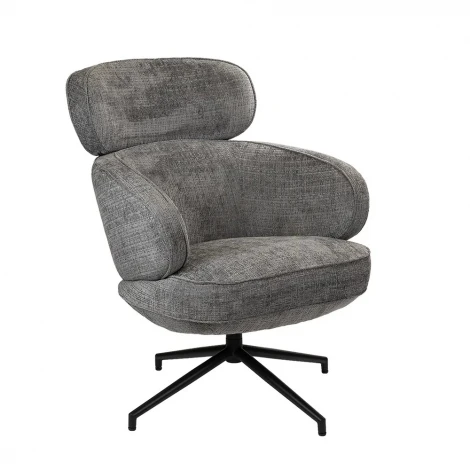 Кресло KING серый, шенилл Bradex Home FR 1074