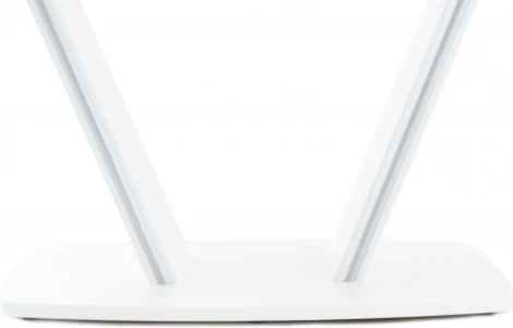 Стол Аврора Дрезден, OPTIWHITE Белый/Белый матовый шагрень